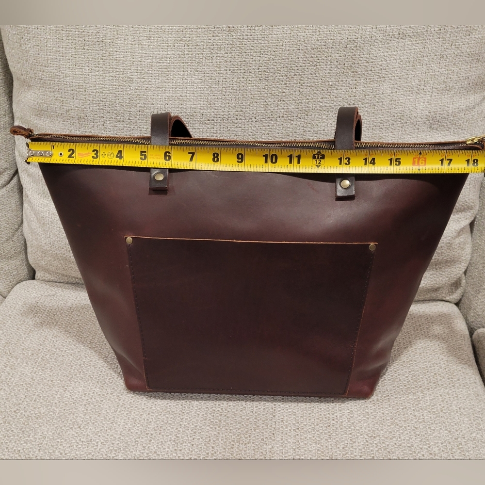 Portland Leather Large Tote in Cognac